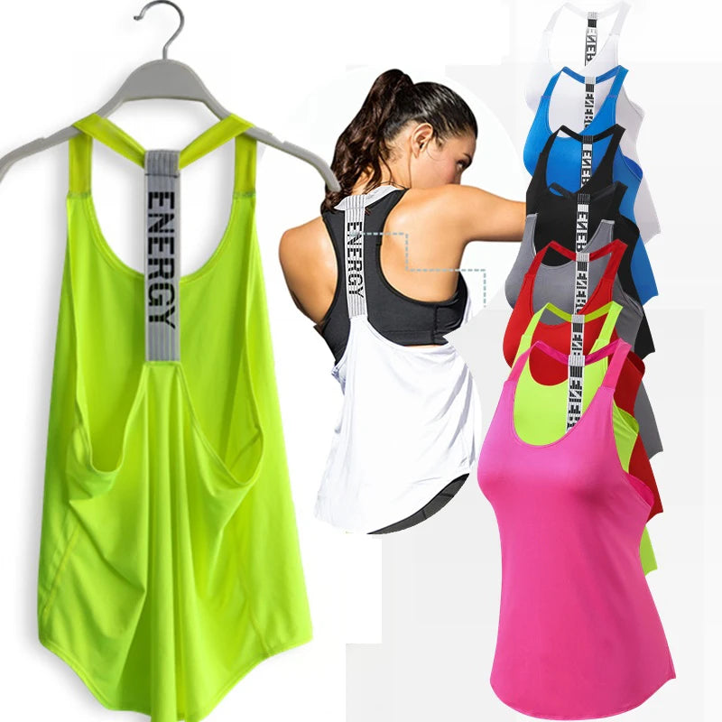 Haut de sport sans manches pour femmes