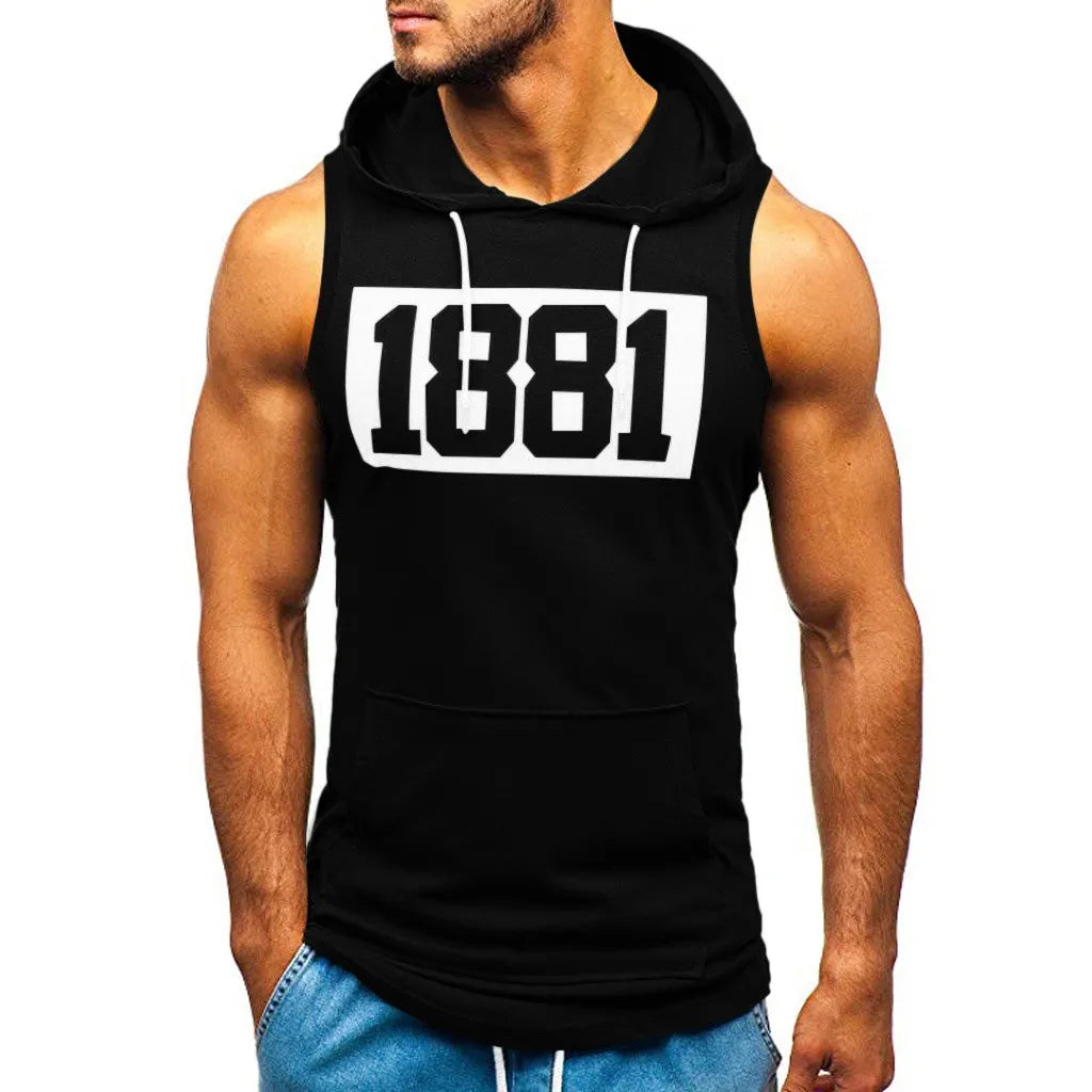 Men's Sports Hooded Tank Tops