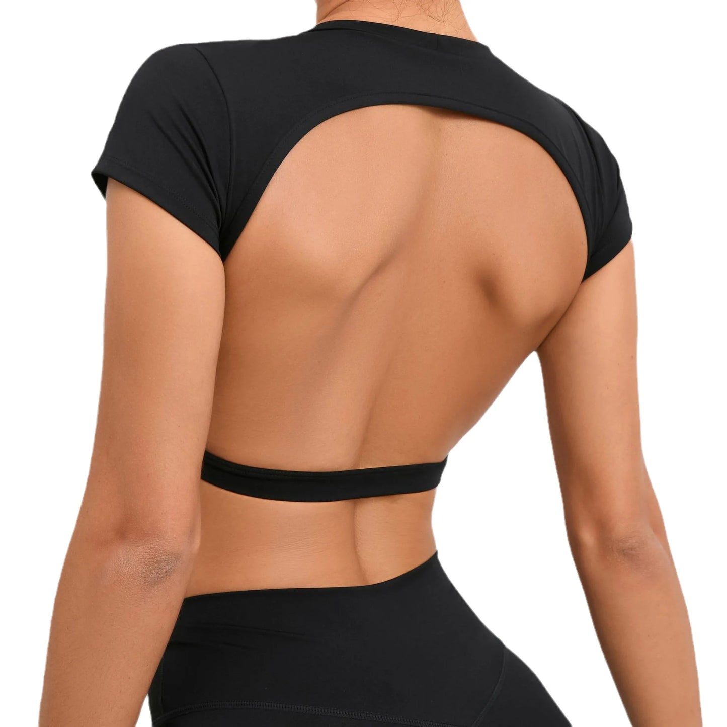 Breathable Back-out Yoga Top