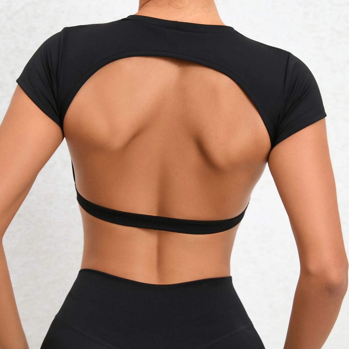 Breathable Back-out Yoga Top