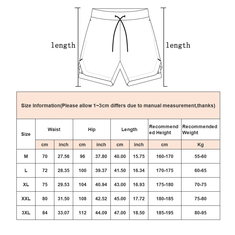 Men's 2-in-1 Running Shorts